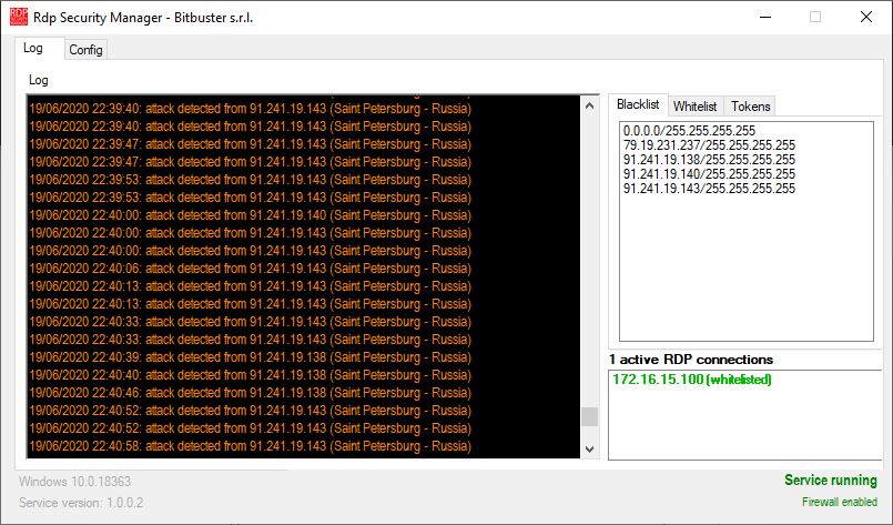 RDP SECURITY MANAGER screenshot RDP SECURITY MANAGER screenshot